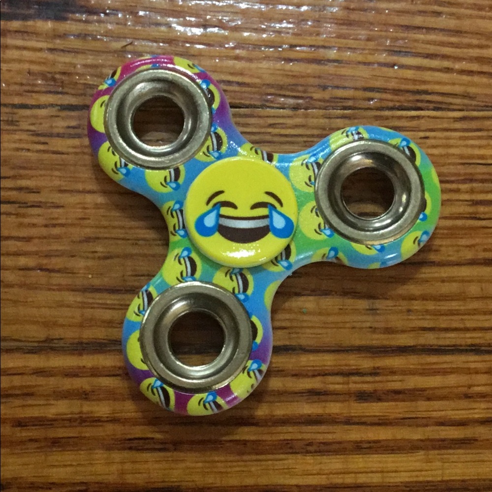 One emoji fidget spinner